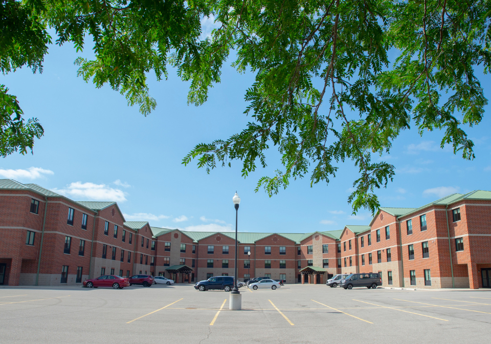 stadium hall and reiners hall