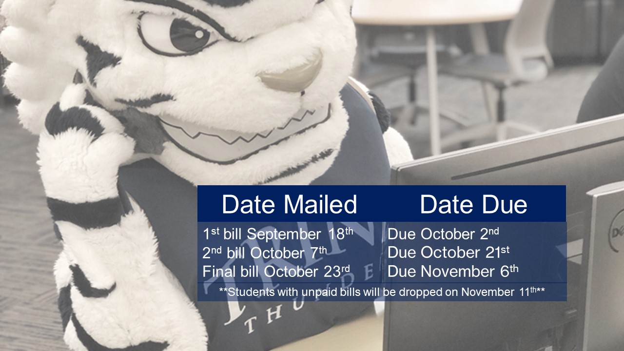 Billing Dates for Fall 2024