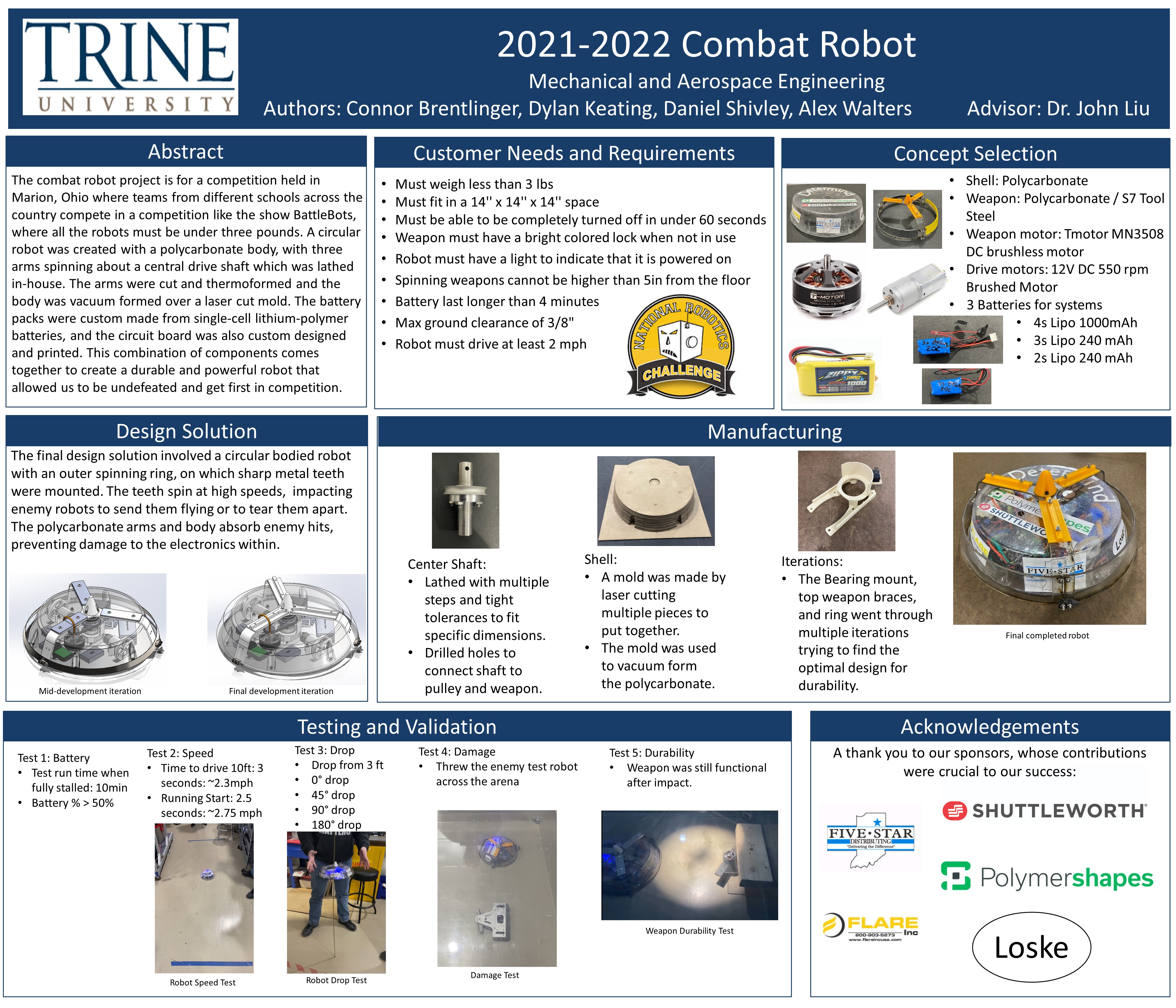 combat robot poster