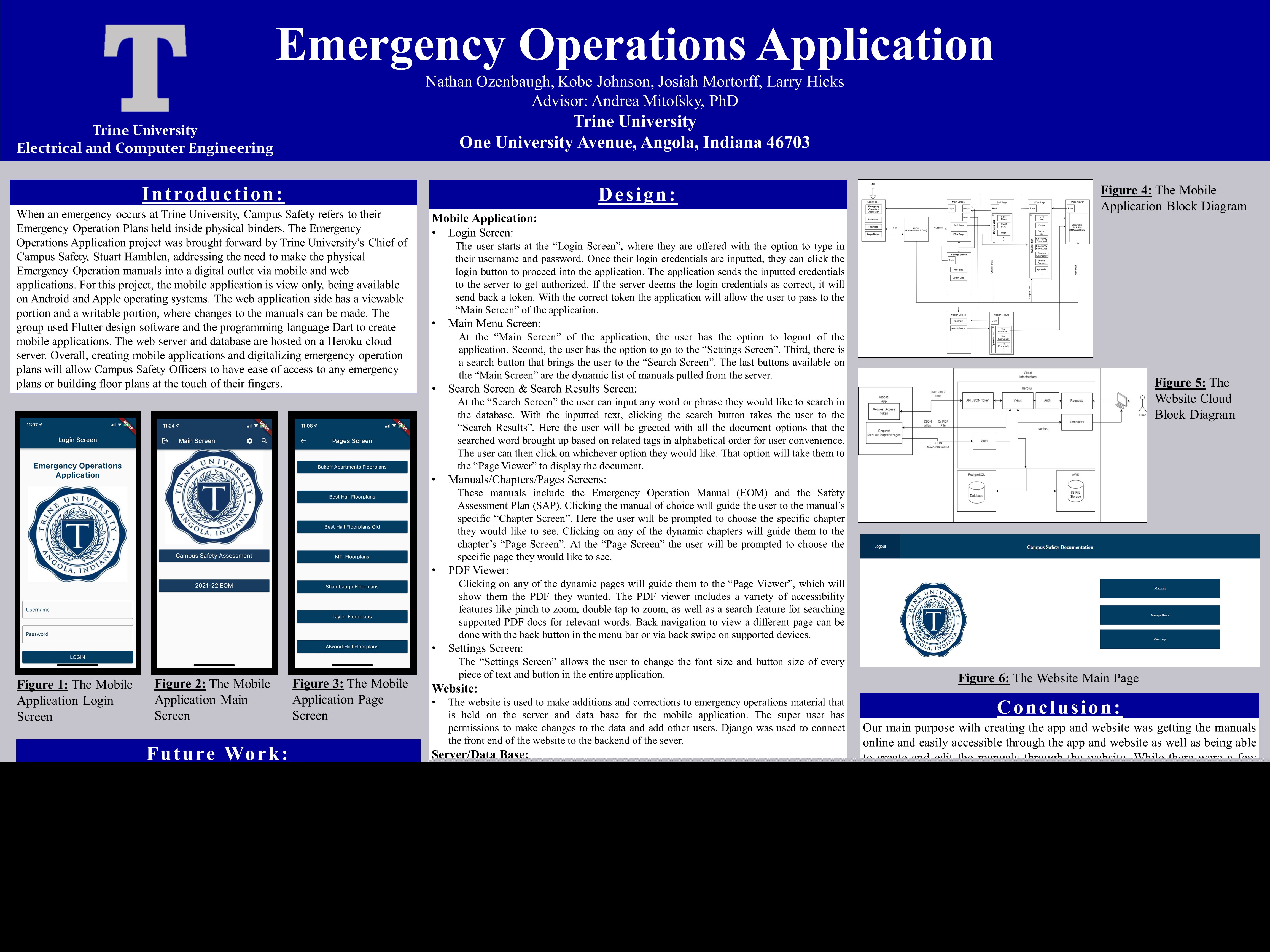 emergency operations application poster