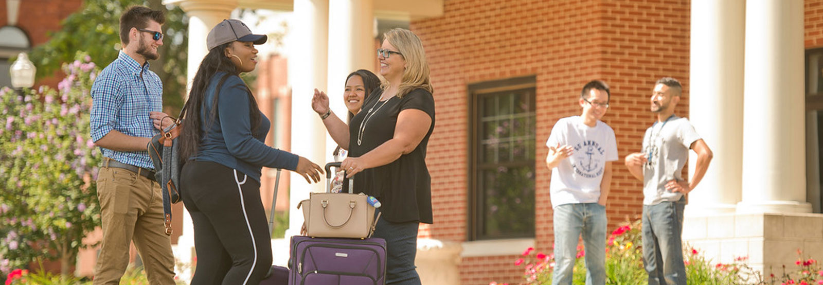 Student moving in