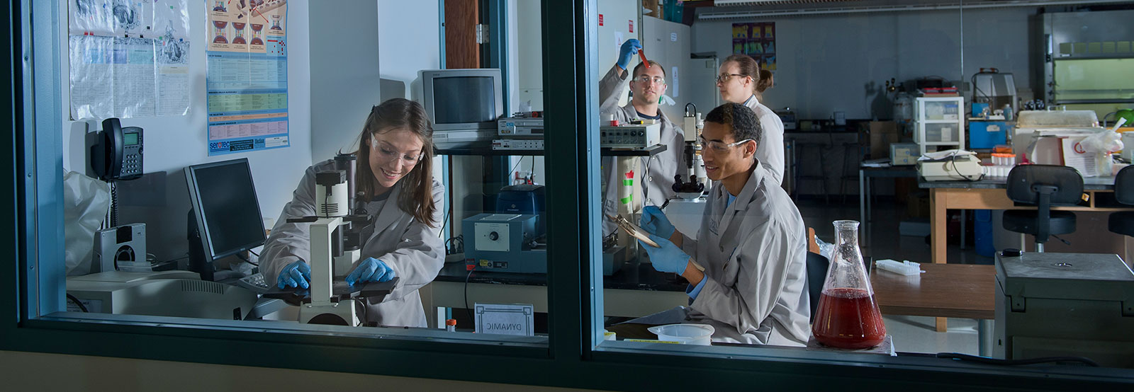 Students in lab