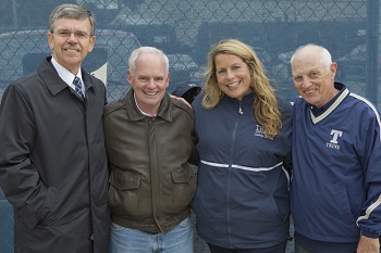 Sarah Brown and President Brooks