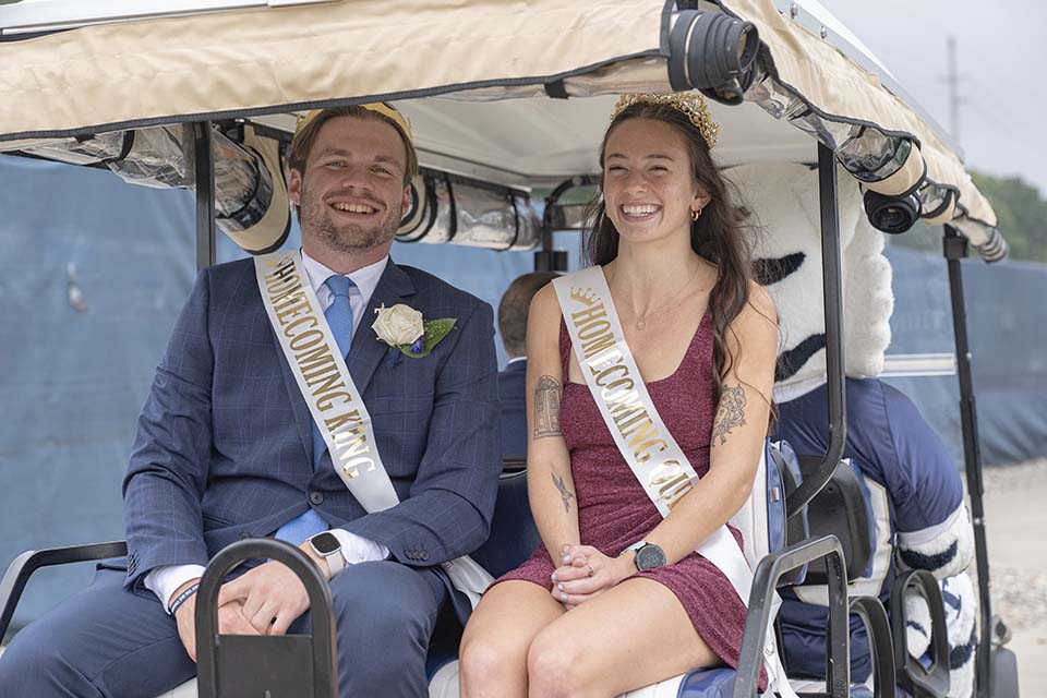 Homecoming king and queen