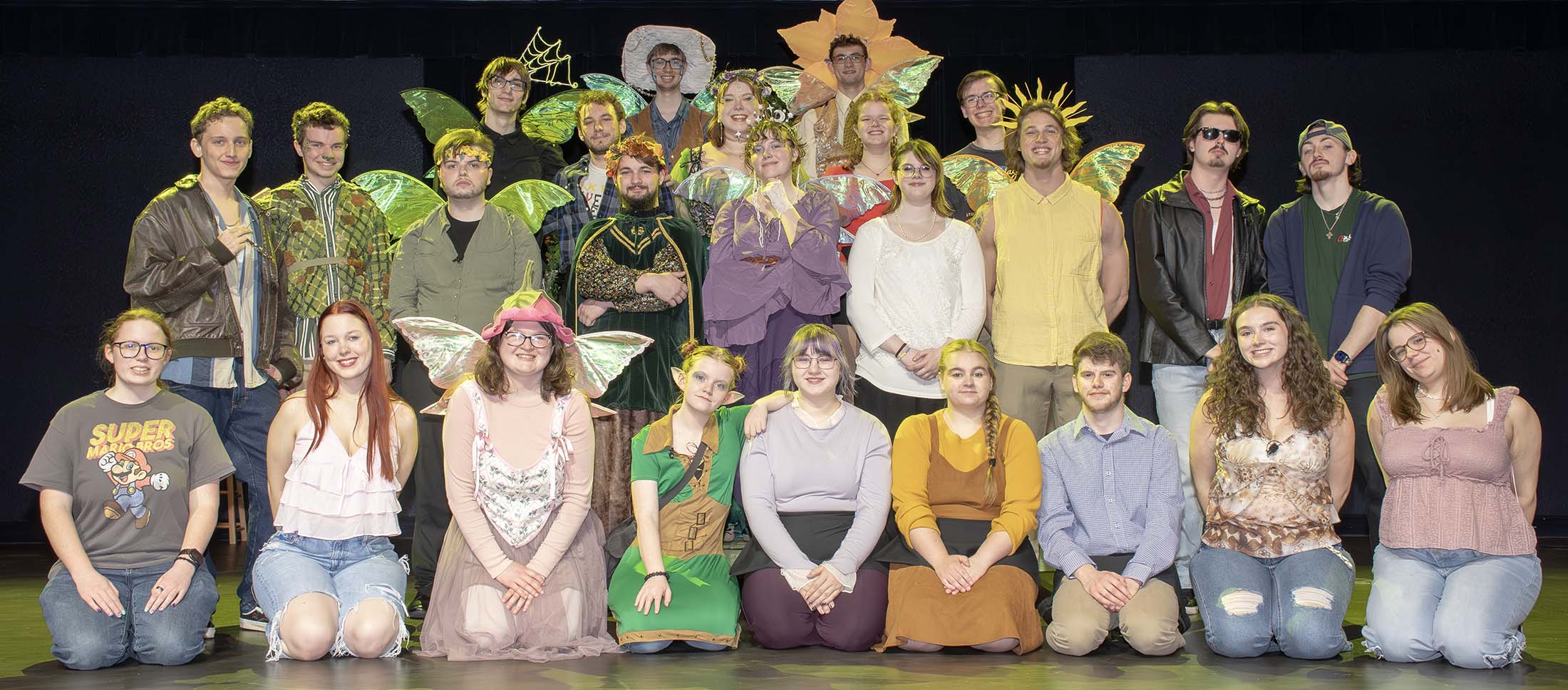 Midsummer/Jersey cast and crew on Ryan Concert Hall stage