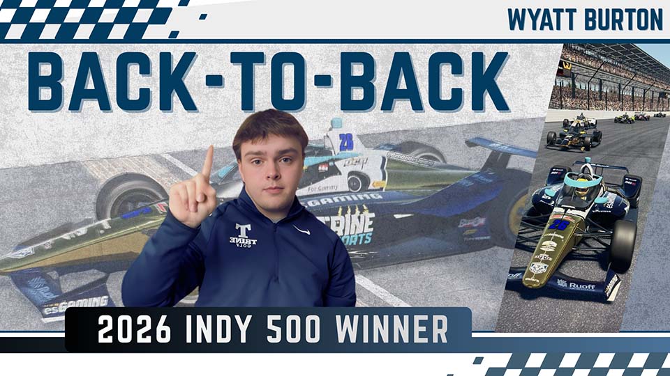 Wyatt Burton with Indy Car background