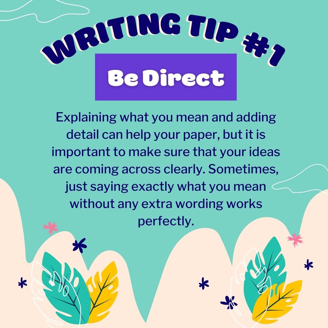 Writing Tip #1